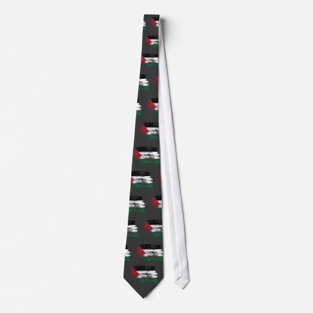 Cool Palestinian flag design Tie (Front)