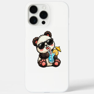 Cool Panda Drink iPhone 16 Pro Max Case