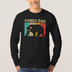 Cool Panda For Dad Father Panda Bear Animal Zooke T-Shirt