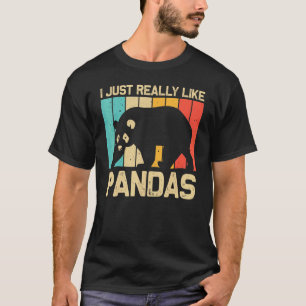 Cool Panda For Men Women Panda Bear Animal Zookee T-Shirt