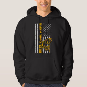 Cool Papa Fish American Flag Fishing Hoodie