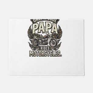 Cool Papa Motorcycle Vintage Biker Doormat