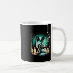 Cool Papillon Dog Skeleton Halloween Dog Mom Dad C Coffee Mug