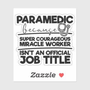 cool Paramedic work word art