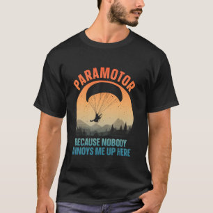 Cool Paramotor Art For Men Women Paragliding Lover T-Shirt