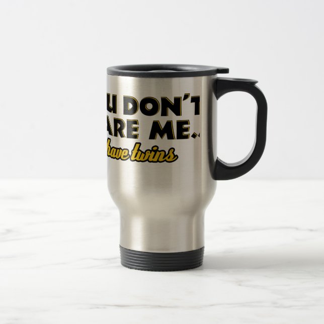 Cool Parents of Twins designs Travel Mug (Right)
