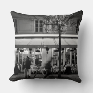 Cool Parisian lifestyle and culture Throw Pillow