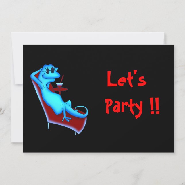 Cool Party Invitation (Front)