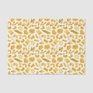 cool pasta party tiled pattern  tissue paper
