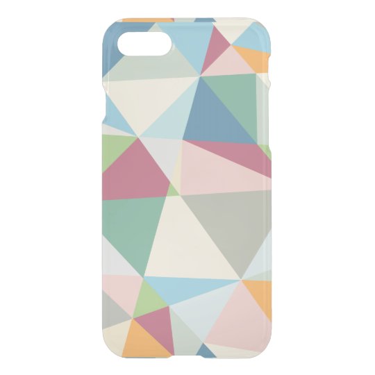 Cool Pastel Colours Geometric Pattern iPhone 8/7 Case