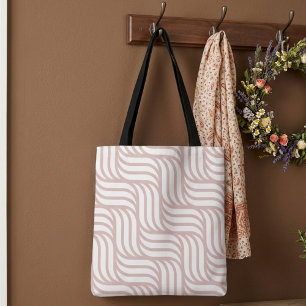 Cool pastel motif sac de shopping moderne