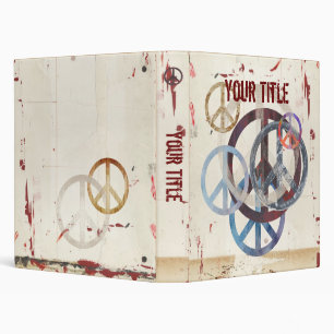 Cool Peace Signs Binder