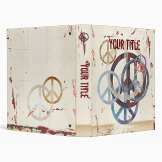 Cool Peace Signs Binder