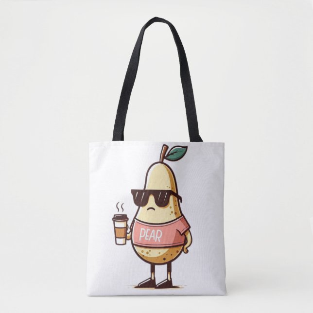 Cool pear tote bag (Front)