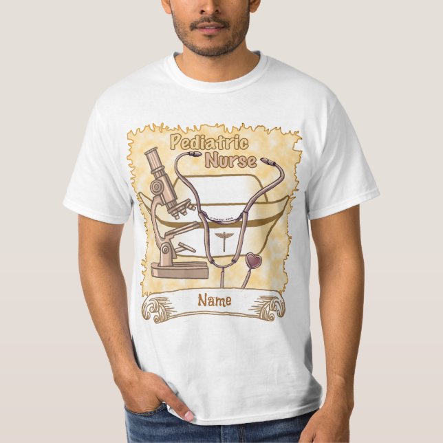 Cool Pediatric Nurse T-Shirt (Front)
