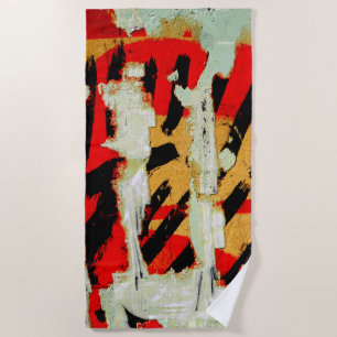 COOL Peeling Wall Paper Beach Towel