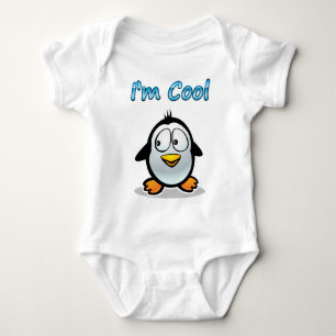 Cool Penguin Baby Bodysuit