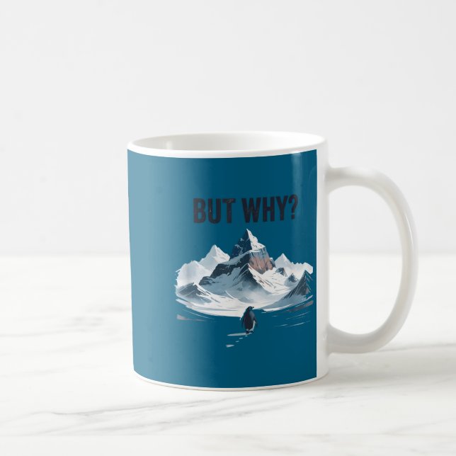 Cool penguin but why  coffee mug (Right)