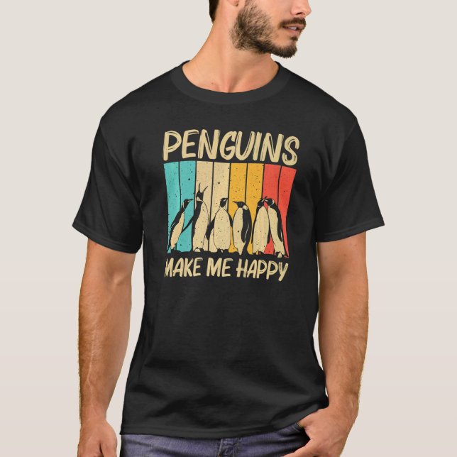 Cool Penguin For Men Women Emperor Penguin Bird T-Shirt (Front)
