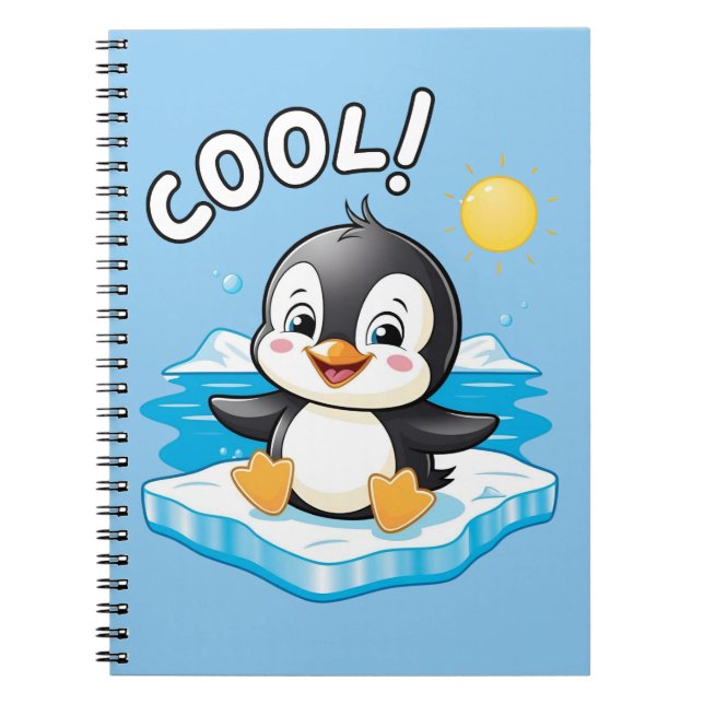 Cool! ,  Penguin Notebook (Front)
