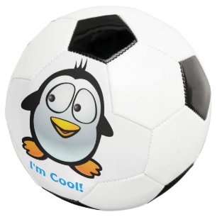 Cool Penguin Soccer Ball