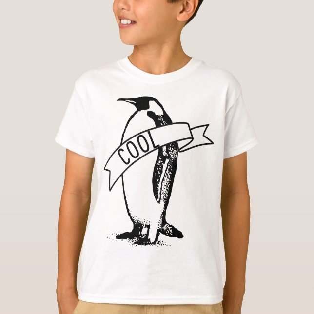 cool penguin T-Shirt (Front)