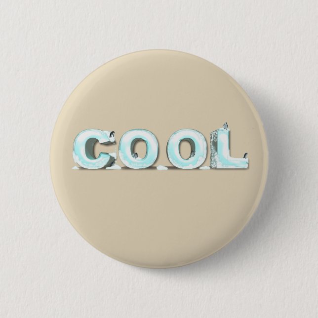 Cool Penguins 2 Inch Round Button (Front)