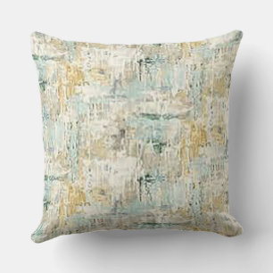 Cool Peppermint Waterfall  Throw Pillow