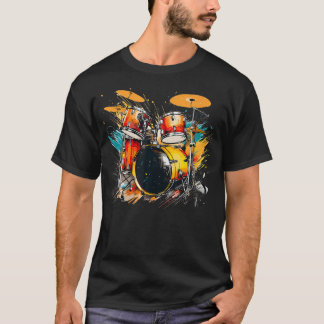 Cool Percussion Instrument For Beat And Drums Love T-Shirt