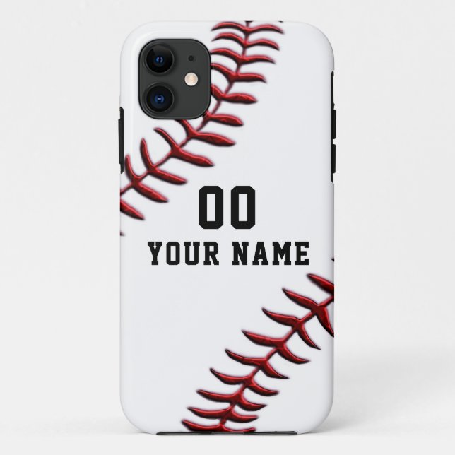 Cool Personalized Baseball iPhone Cases New to Old (Back)