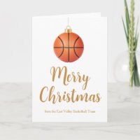 Cool Personalized Basketball Coach Christmas