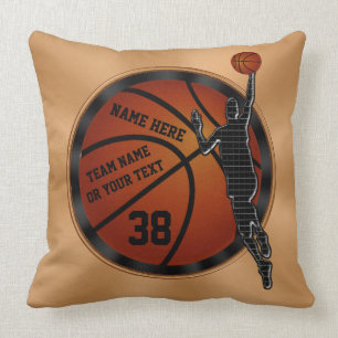 Cool Personalized Basketball Senior Night Ideas Throw Pillow