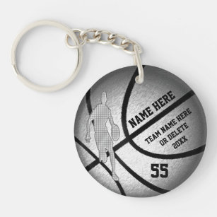 Cool Personalized Basketball Team Gifts for Boys Keychain