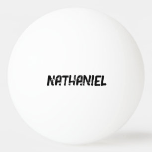Cool Personalized Bold Font Ping Pong Ball