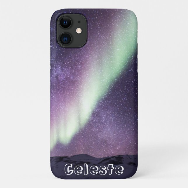 Cool Personalized Galaxy Mountian Scenery Case-Mate iPhone Case (Back)