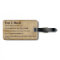 Cool Personalized Vintage Baseball Luggage Tags