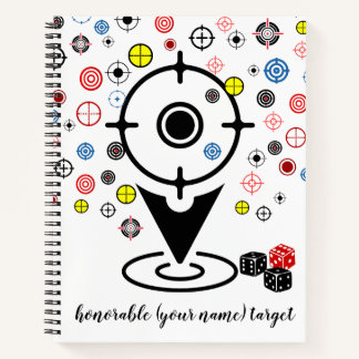 Cool personnalisé cible notbook journal étudiant