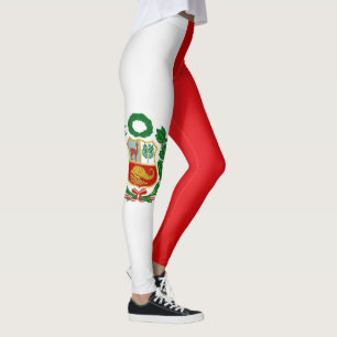 Cool Peru Flag Fashion Leggings