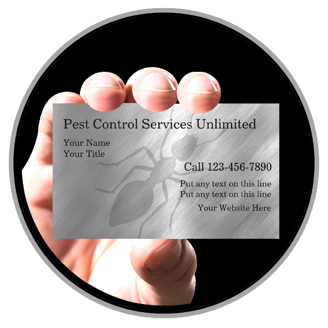 Cool Pest Control Business Cards (Creator Uploaded)