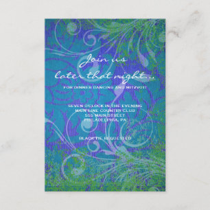 COOL PHOTO COLLAGE Bat Mitzvah Party Card