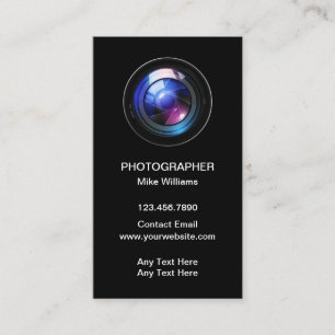 Cool Photographe moderne Carte de visite 2