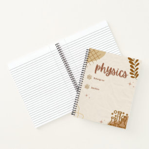 Cool Physics Equations & Formulas Journal