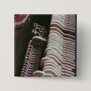 Cool Piano Artwork 2 Inch Square Button