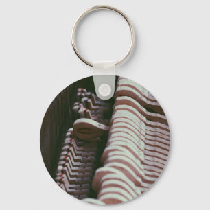 Cool Piano Artwork Keychain