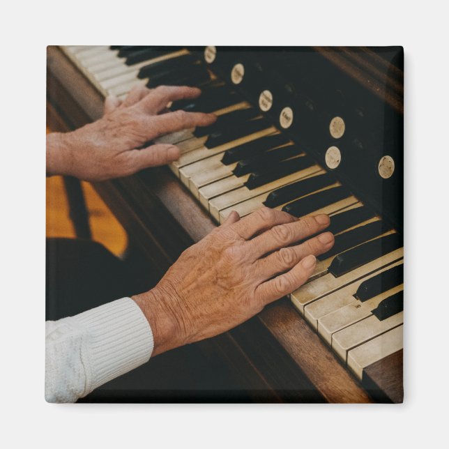 Cool Piano Artwork Magnet (Front)