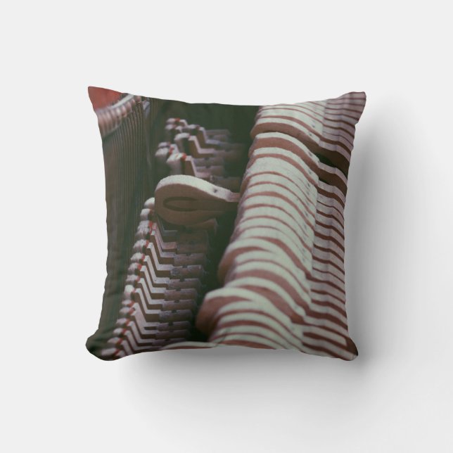 Cool Piano Artwork Throw Pillow (Front)