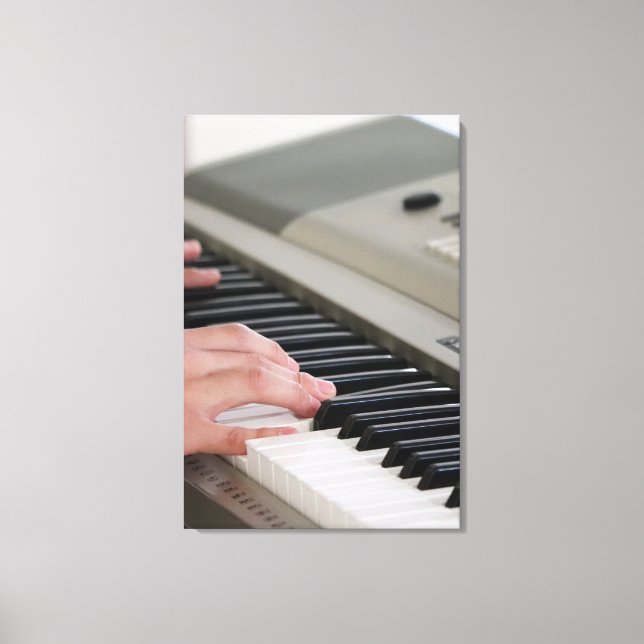 Cool Piano Canvas Print (Front)