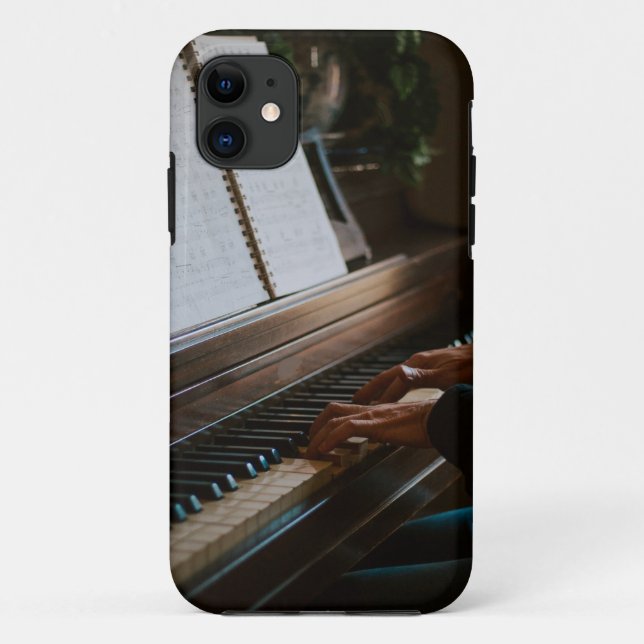 Cool Piano Case-Mate iPhone Case (Back)