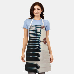 Cool Piano Design Apron