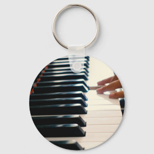 Cool Piano Design Keychain